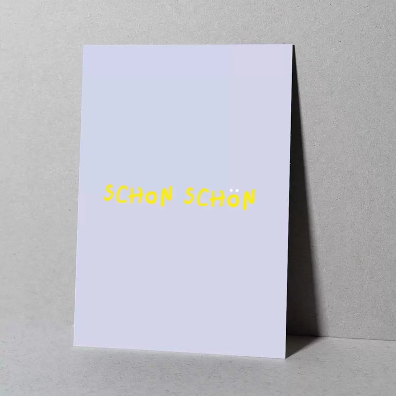Postkarte "SCHON SCHÖN"